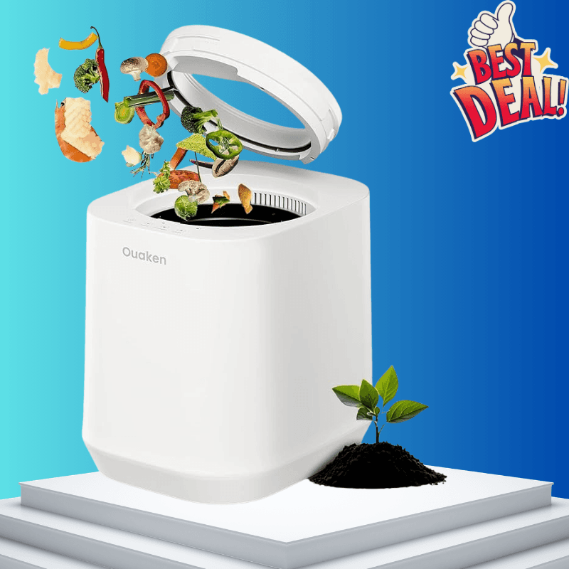 Ouaken Composter Countertop Auto-Cleaning