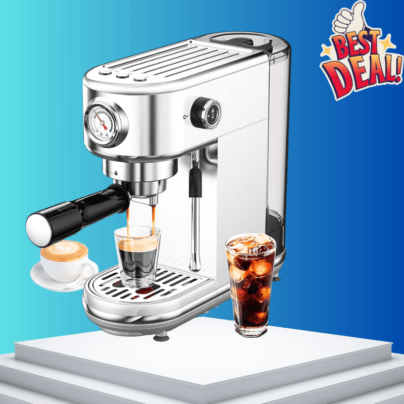 Professional Automatic Espresso Machine with Grinder