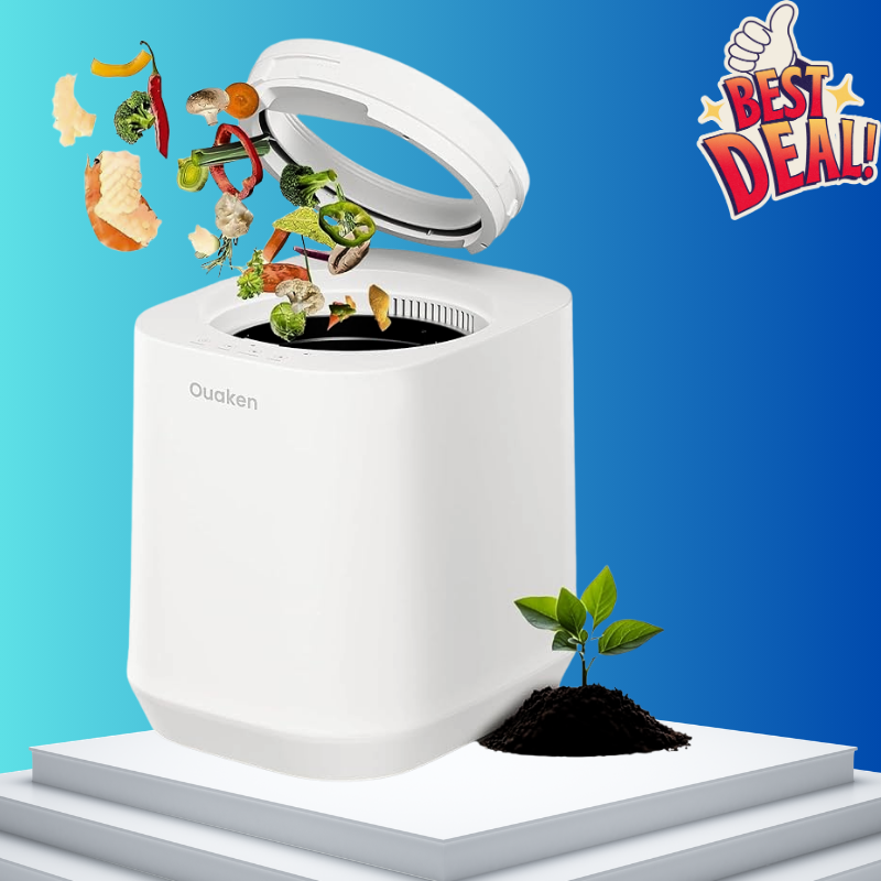 Ouaken Composter Countertop Auto-Cleaning